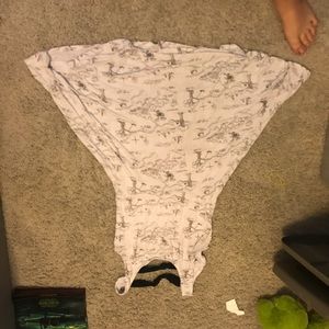 White and black Dress